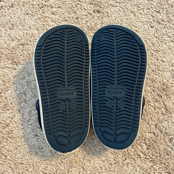 Crocs Kids Off Court Navy Clogs Size 10 - Picture 4 of 4